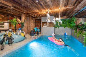Serre-Chevalier Chalet Orpin piscine cinéma sauna